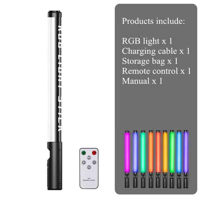 Amazon hot sale rgb colorful LED stick fill light handheld 20W 3000K
Amazon hot sale rgb colorful LED stick fill light handheld 20W 3000K