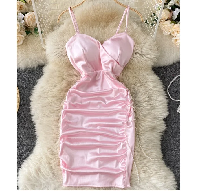 New Summer Women Backless Sheath Short Bodycon Sexy Club Cos Slip Dress, Picture color
New Summer Women Backless Sheath Short Bodycon Sexy Club Cos Slip Dress, Picture color