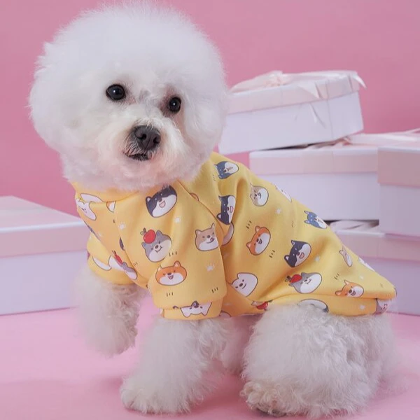 hot Cartoon Dog Pattern Pet Sweatshirt luxury princess skirt outdoor dog clothing rabbit pet clothes 
hot Cartoon Dog Pattern Pet Sweatshirt luxury princess skirt outdoor dog clothing rabbit pet clothes