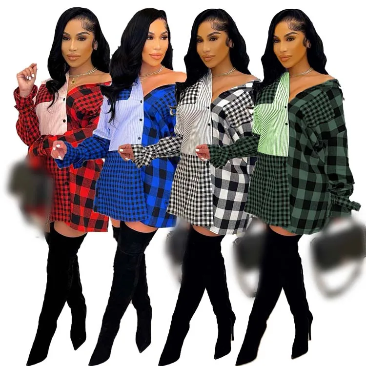 Summer Women Spring Clothing Plaid White Casual T shirt Cute Loose Shirt Dress 2022 Outfits Ladies' Blouses Shirts Dresses, Red,gray,blue,green
Summer Women Spring Clothing Plaid White Casual T shirt Cute Loose Shirt Dress 2022 Outfits Ladies' Blouses Shirts Dresses, Red,gray,blue,green