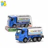 Preschool education kid simulated vehicle model road cleaning sanitation truck friction sliding car toy water tank
