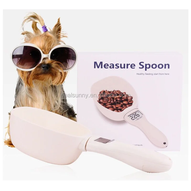 

New Product Pet Food Scoop/ Precise Dog Food Measuring Cup/ Detachable Cat Food Scooper Digital Scale Spoon with LCD Display