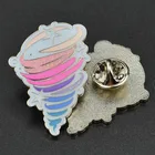 Custom Artigifts Deliver Goods Fast Hard Crystal Custom Logo Wholesale Enamel Pin
