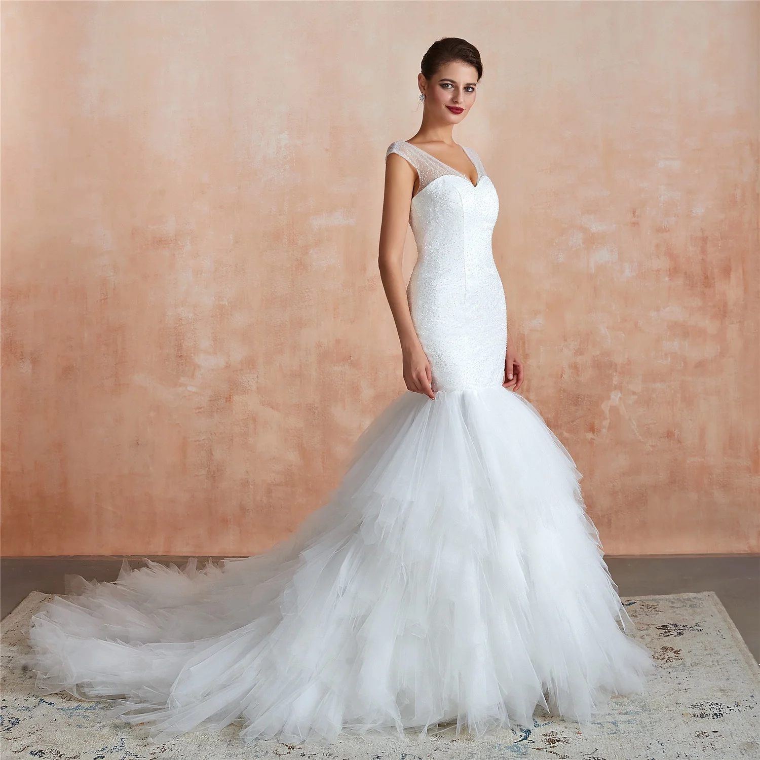 robe de mariage Luxury 2021 Mermaid Wedding Dresses fasihtail african cheap wedding bridal gowns Lace Wedding Bridal Dresses
robe de mariage Luxury 2021 Mermaid Wedding Dresses fasihtail african cheap wedding bridal gowns Lace Wedding Bridal Dresses