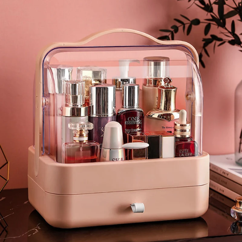 Transparent Flip Single Layer Dustproof Cosmetic Storage Box Skin Care Product Makeup Finishing Case Box, Pink,gray,white
Transparent Flip Single Layer Dustproof Cosmetic Storage Box Skin Care Product Makeup Finishing Case Box, Pink,gray,white