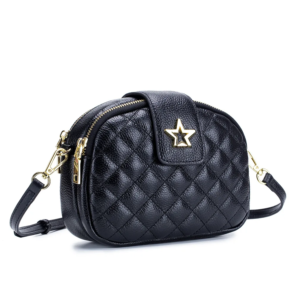 Womens Bags 2021 Handbag Top Grain Genuine Leather Round-shaped Messenger With Double Zipper, Various colors
Womens Bags 2021 Handbag Top Grain Genuine Leather Round-shaped Messenger With Double Zipper, Various colors
