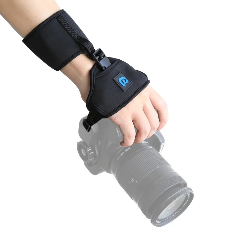 

Free Sample PULUZ Soft Neoprene Hand Grip Wrist Strap with 1/4 inch Screw Plastic Plate for SLR / DSLR Cameras