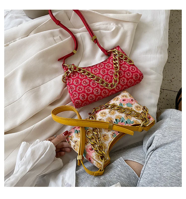 Korea style 2020 Hot Sale vintage chain flowers printing bags for women ladies purses and handbags, As color
Korea style 2020 Hot Sale vintage chain flowers printing bags for women ladies purses and handbags, As color