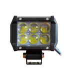 Work Cube Light 6 Led Bar Spot Beam Offroad Driving Fog Light 6000K
