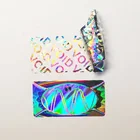 Custom warranty label one time used hologram anti tamper stickers