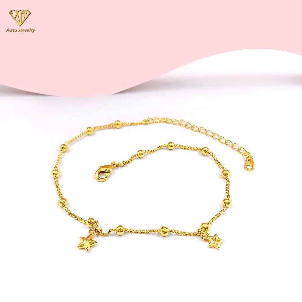 Delicately Teeny Little Star Accessories 18K Gold Plated Fashion Women Bracelet Anklets
Delicately Teeny Little Star Accessories 18K Gold Plated Fashion Women Bracelet Anklets