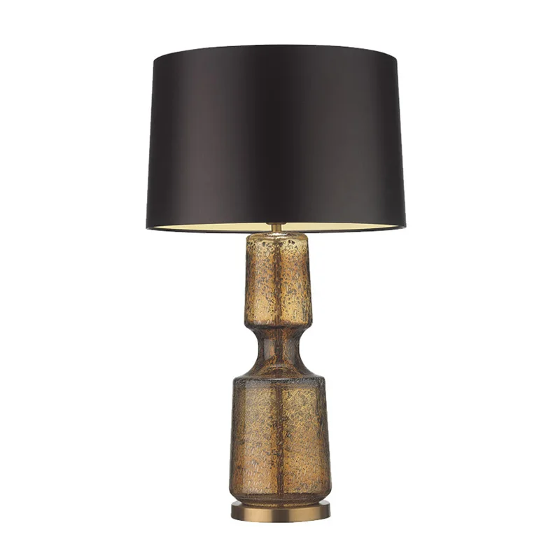 Bubble glass luxury led table lamp Nordic bedside table light