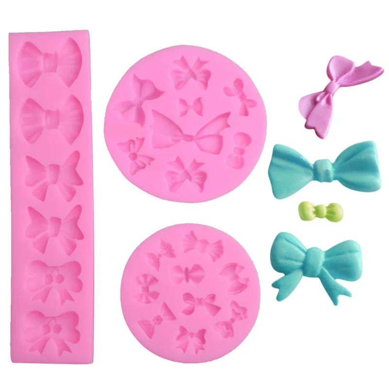 3 bowknot ultra-light clay molds chocolate baking utensils cake decorations fondant silicone molds tools, As picture
3 bowknot ultra-light clay molds chocolate baking utensils cake decorations fondant silicone molds tools, As picture