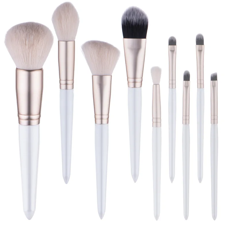 10PCS independent brand makeup brush luxury white makeup brush set, eye and face beauty brush makeup bag
10PCS independent brand makeup brush luxury white makeup brush set, eye and face beauty brush makeup bag