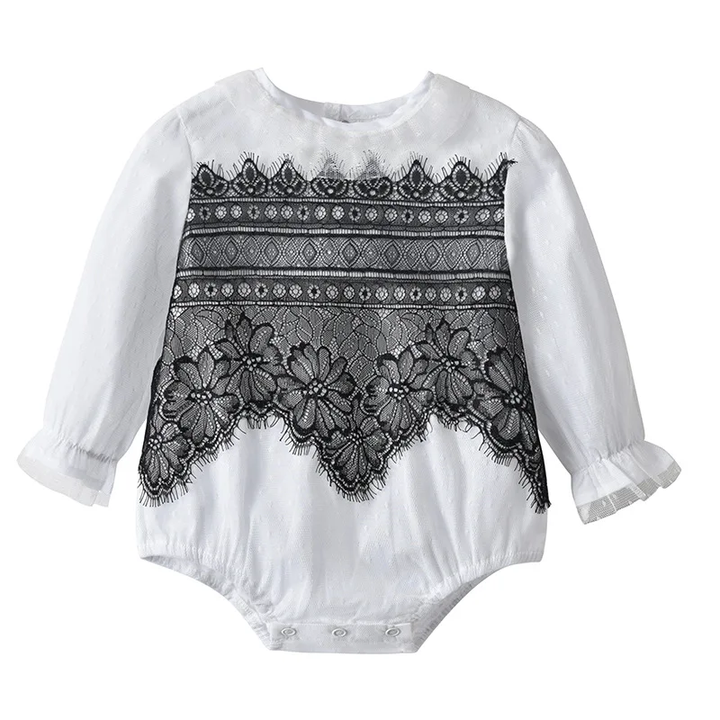 Wholesale toddler fall clothing kid clothes wholesale baby clothes baby girls long sleeve jumpsuit girls lace Triangle romper, Picture shows
Wholesale toddler fall clothing kid clothes wholesale baby clothes baby girls long sleeve jumpsuit girls lace Triangle romper, Picture shows