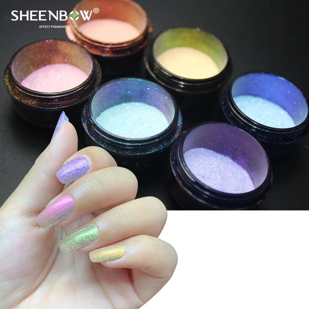Sheenbow Mirror Nail Powder Auroras Nail Transparent Glitter Shimmer Pigment, 8 colors
Sheenbow Mirror Nail Powder Auroras Nail Transparent Glitter Shimmer Pigment, 8 colors