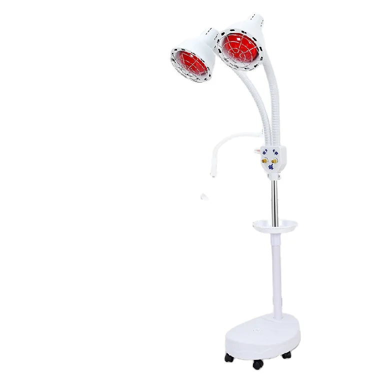 double heads infrared light heating therapy lamp Medical Infrared Lamp, White
double heads infrared light heating therapy lamp Medical Infrared Lamp, White
