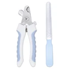 new quality interesting color coated dog grooming feline trimmer curved sharp blade stainless steel pet nail scissors