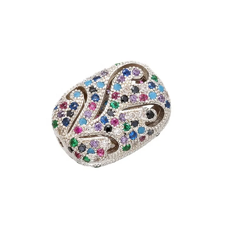 Rainbow Color Stone Micro Pave Hollow Candy Spacer Beads For Necklace Earrings Bracelet
Rainbow Color Stone Micro Pave Hollow Candy Spacer Beads For Necklace Earrings Bracelet