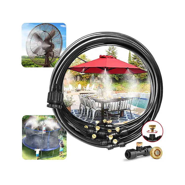 High Quality Low MOQ and Pressure Misting Cooling System Brass for Patio Trampoline Sprinkle / PE 10-70kg/cm 0.15 Cc/min a Black 
High Quality Low MOQ and Pressure Misting Cooling System Brass for Patio Trampoline Sprinkle / PE 10-70kg/cm 0.15 Cc/min a Black