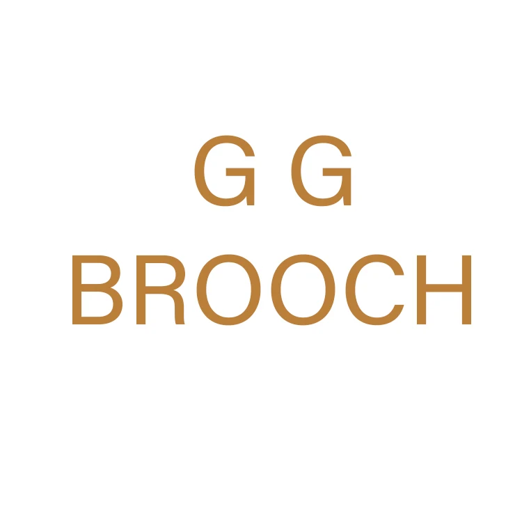 Designer Brooches And Pins Pins Golden Double G Modeling Transparent Rhinestone Muslim Brooch
Designer Brooches And Pins Pins Golden Double G Modeling Transparent Rhinestone Muslim Brooch