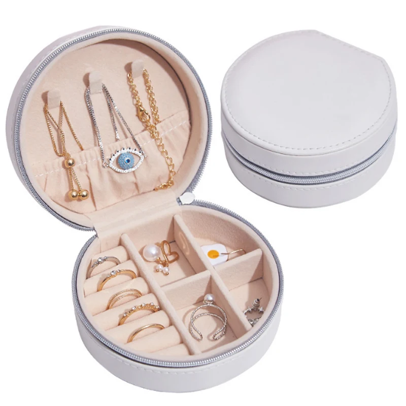 Outdoor Travel Portable Multifunction PU Leather Velvet Jewelry Box Ring Earrings Small Jewelry Storage Case Box, White,pink
Outdoor Travel Portable Multifunction PU Leather Velvet Jewelry Box Ring Earrings Small Jewelry Storage Case Box, White,pink