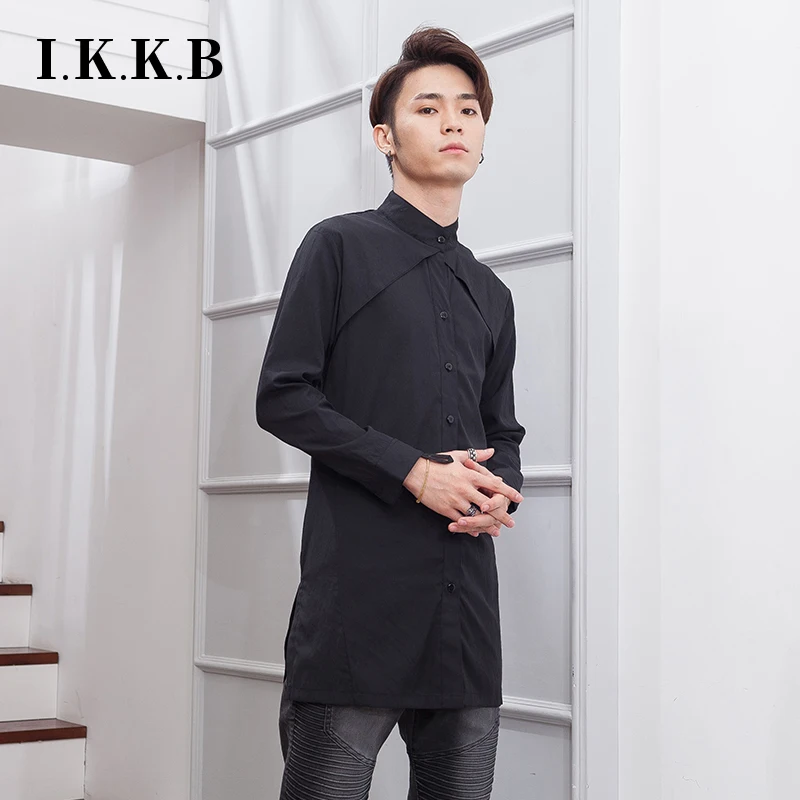 Shirt long sleeve men's slim Han style fashion shirt men's trendy net red stand collar large size fat and medium length
Shirt long sleeve men's slim Han style fashion shirt men's trendy net red stand collar large size fat and medium length