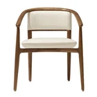 Custom Classic Recliner Dining Room Garden Restaurant Solid Wood Chair