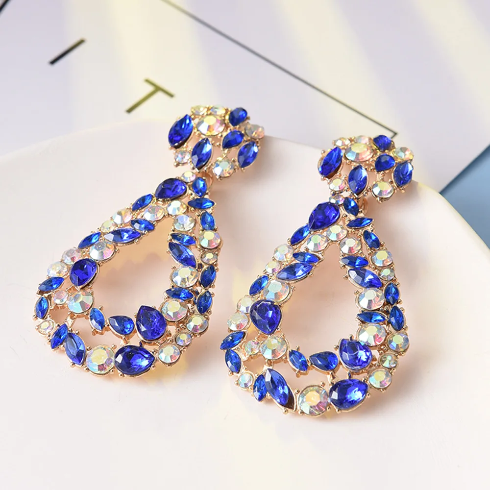 Crystal Rhinestone Women Earrings Vintage Flower Round Heart Geometric Long Dangle Drop Earrings Christmas Gift
Crystal Rhinestone Women Earrings Vintage Flower Round Heart Geometric Long Dangle Drop Earrings Christmas Gift