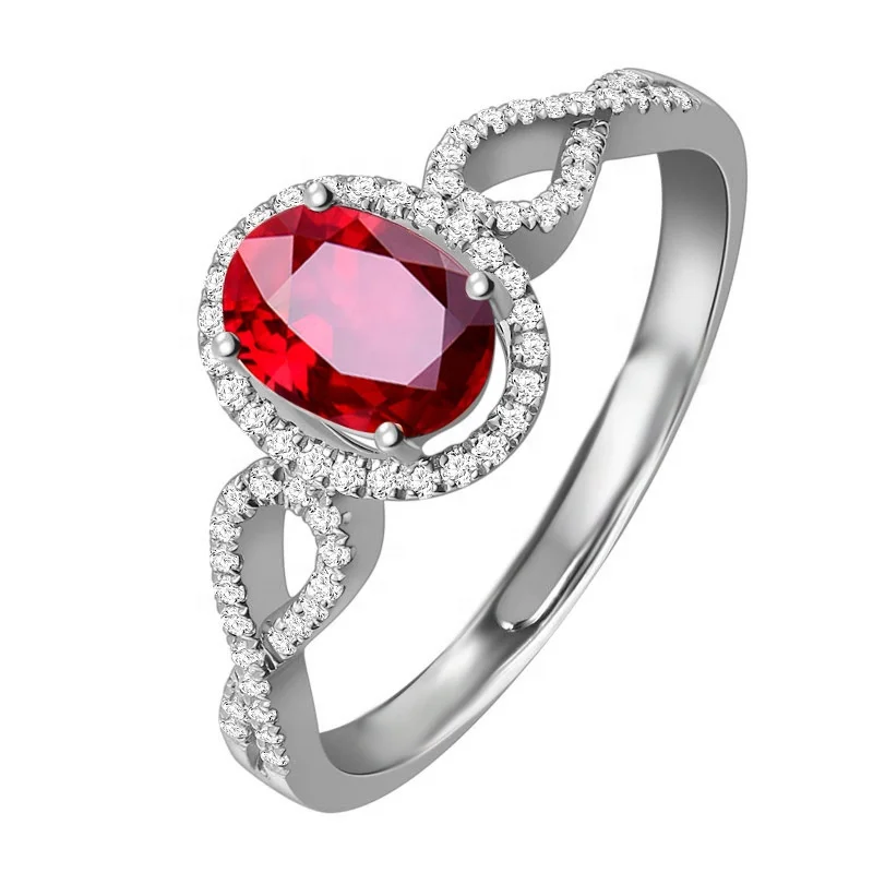 Wedding Rings Silver Plated Red Zircon Stone Ring For Women Female Crystal Promise Band Engagement Open Ring
Wedding Rings Silver Plated Red Zircon Stone Ring For Women Female Crystal Promise Band Engagement Open Ring