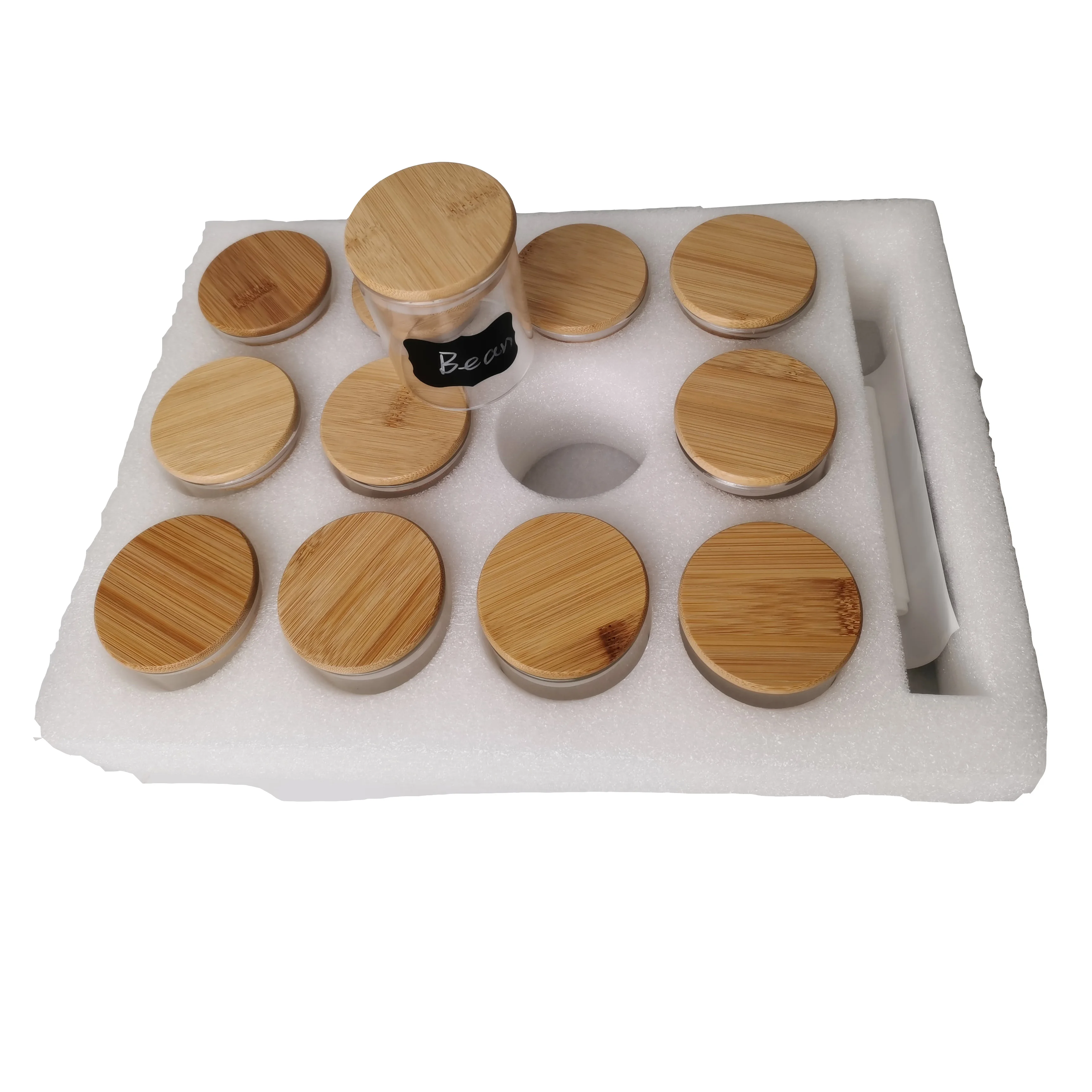 Wholesale High Borosilicate Glass Storage Jar Set DIY Names with Blackboard Labels and Erasable Pen
Wholesale High Borosilicate Glass Storage Jar Set DIY Names with Blackboard Labels and Erasable Pen