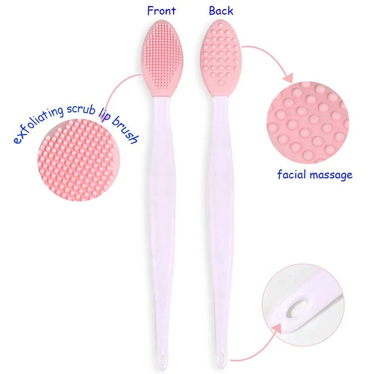 Lip Brush Tool Double-Sided Silicone Exfoliating Lip Brush Customized deep clean double side soft silicone exfoliating lip tools
Lip Brush Tool Double-Sided Silicone Exfoliating Lip Brush Customized deep clean double side soft silicone exfoliating lip tools