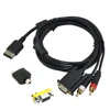 High Definition VGA Cable RCA Sound Adapter HD Box Cable For Sega Dreamcast Video Games Console PAL NTSC