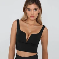 custom logo female blank bustier crop top deep V shape for woman/white plain custom ladies crop top women sexy
custom logo female blank bustier crop top deep V shape for woman/white plain custom ladies crop top women sexy