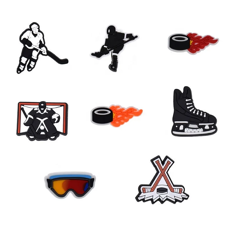 wholesale bulk hockey series sports kids shoe charms bracelet accessory party gifts sandal shoe croc accessories, As picture
wholesale bulk hockey series sports kids shoe charms bracelet accessory party gifts sandal shoe croc accessories, As picture
