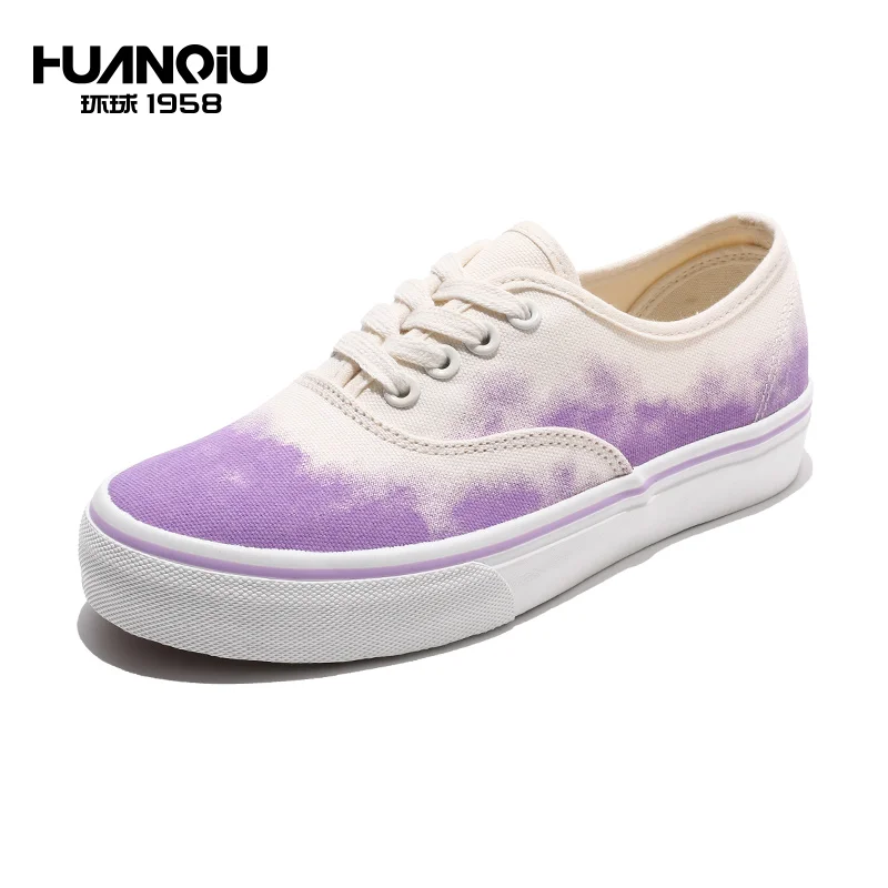 Women's casual canvas trendy shoes Gradient color custom logo print wholesale walking style shoes
Women's casual canvas trendy shoes Gradient color custom logo print wholesale walking style shoes