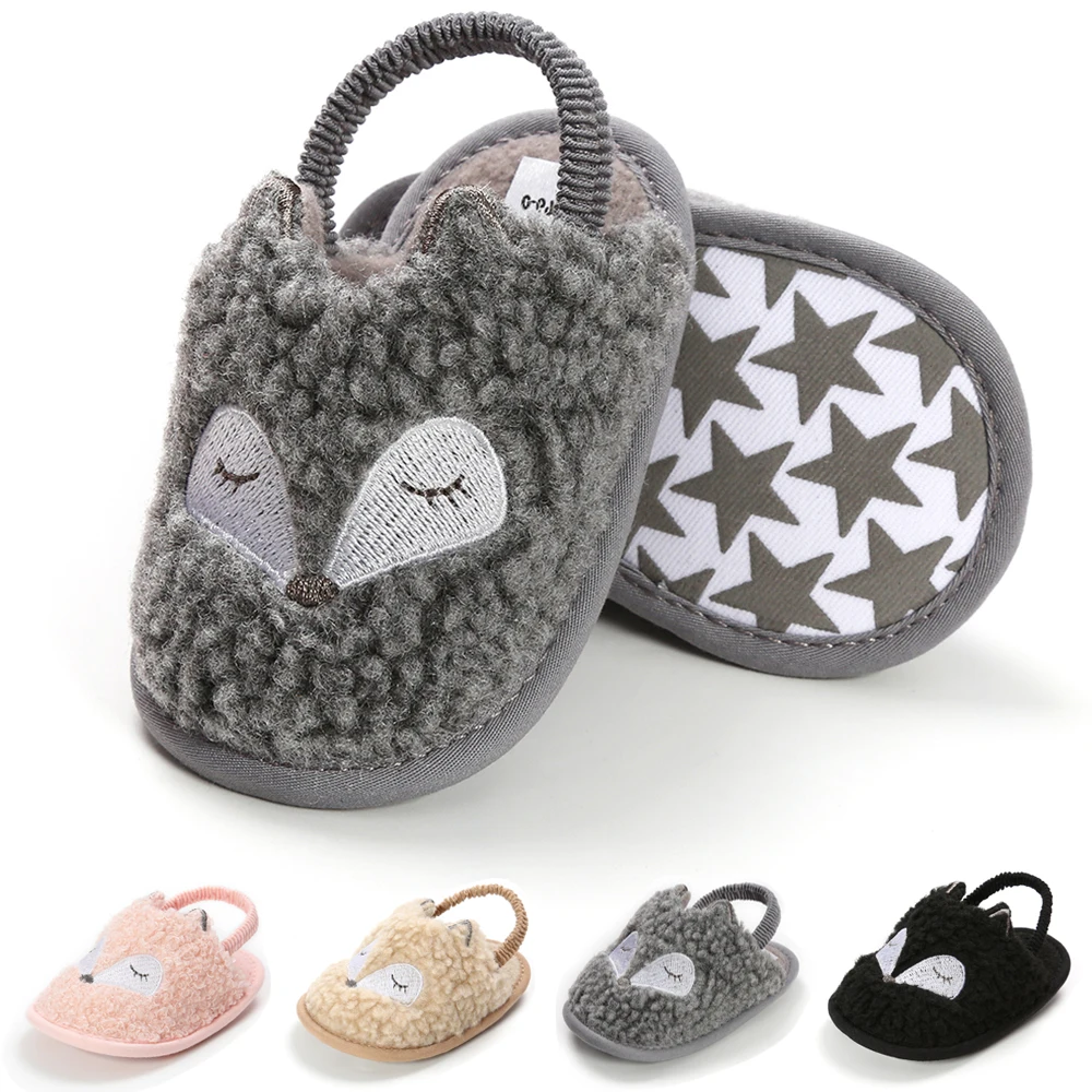 2019 winter new Fleece slip-on cute fox lovely soft sole prewalk baby infant sandals, Pink,black, grey, khaki
2019 winter new Fleece slip-on cute fox lovely soft sole prewalk baby infant sandals, Pink,black, grey, khaki