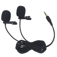 Wholesale outdoor live double Lapel Microphone recording and broadcasting Lapel Microphone for smartphones
Wholesale outdoor live double Lapel Microphone recording and broadcasting Lapel Microphone for smartphones