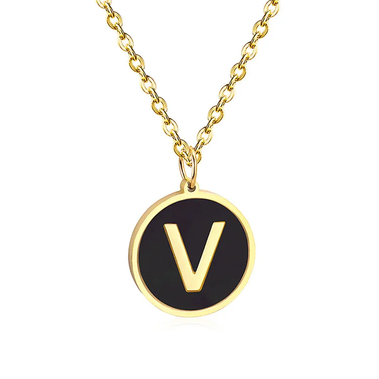 Hot Selling Shell Design Stainless Steel Initial Pendant Necklace Two Color for Choose, Gold
Hot Selling Shell Design Stainless Steel Initial Pendant Necklace Two Color for Choose, Gold