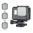 TELESIN 3 Pack ND4 ND8 ND16 Lens Filter Kit SeNeutral Density Filter for Go Pro Hero7/6/5 Camera Accessories
