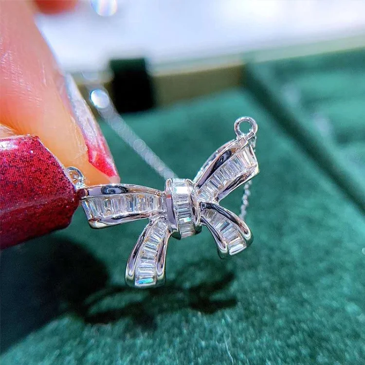 Hot Bow-knot Party necklace For Women Sparking Zircon Wedding Bride Band Jewelry Gift
Hot Bow-knot Party necklace For Women Sparking Zircon Wedding Bride Band Jewelry Gift
