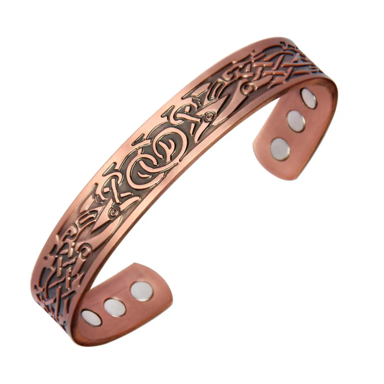 Magnetic Viking Bracelets Bangles Men Magnetic Copper Bracelet Adjustable Copper Alloy Jewelry, Anti-copper color
Magnetic Viking Bracelets Bangles Men Magnetic Copper Bracelet Adjustable Copper Alloy Jewelry, Anti-copper color