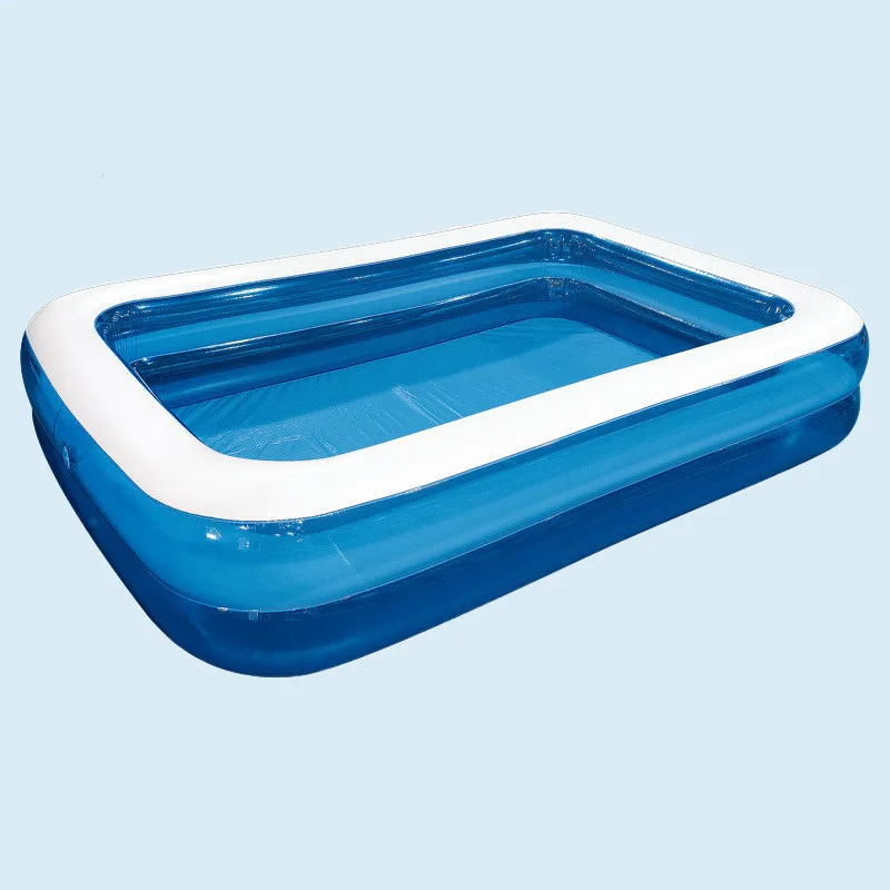High Quality Portable PVC Folding Two Rings Inflatable Swimming Pool Large Pool For Family Swimming, Blue
High Quality Portable PVC Folding Two Rings Inflatable Swimming Pool Large Pool For Family Swimming, Blue
