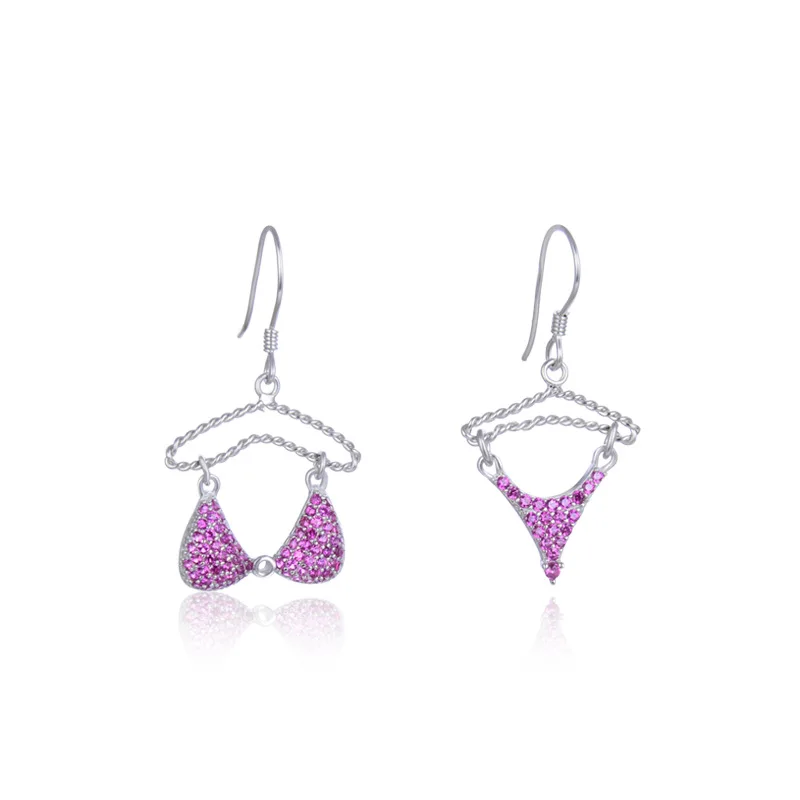 Ladies Gift Trendy Fashion Cubic Zirconia Party CZ 925 Sterling Silver Bikini Women Jewelry Earrings
Ladies Gift Trendy Fashion Cubic Zirconia Party CZ 925 Sterling Silver Bikini Women Jewelry Earrings