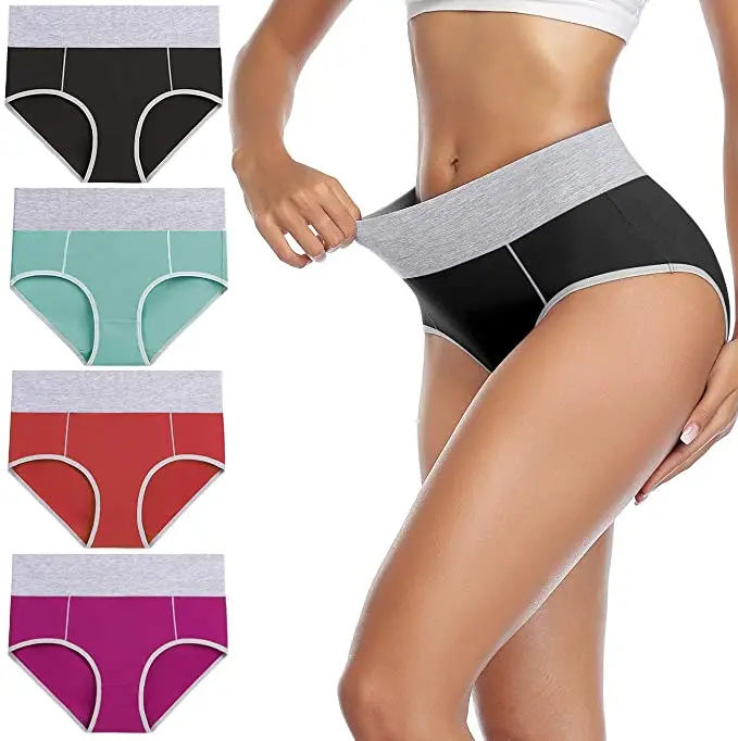 wirarpa Ladies High Waist Knickers Women's Cotton Briefs Underwear Full Back Coverage Panties Plus Size, 8 color as pictures
wirarpa Ladies High Waist Knickers Women's Cotton Briefs Underwear Full Back Coverage Panties Plus Size, 8 color as pictures