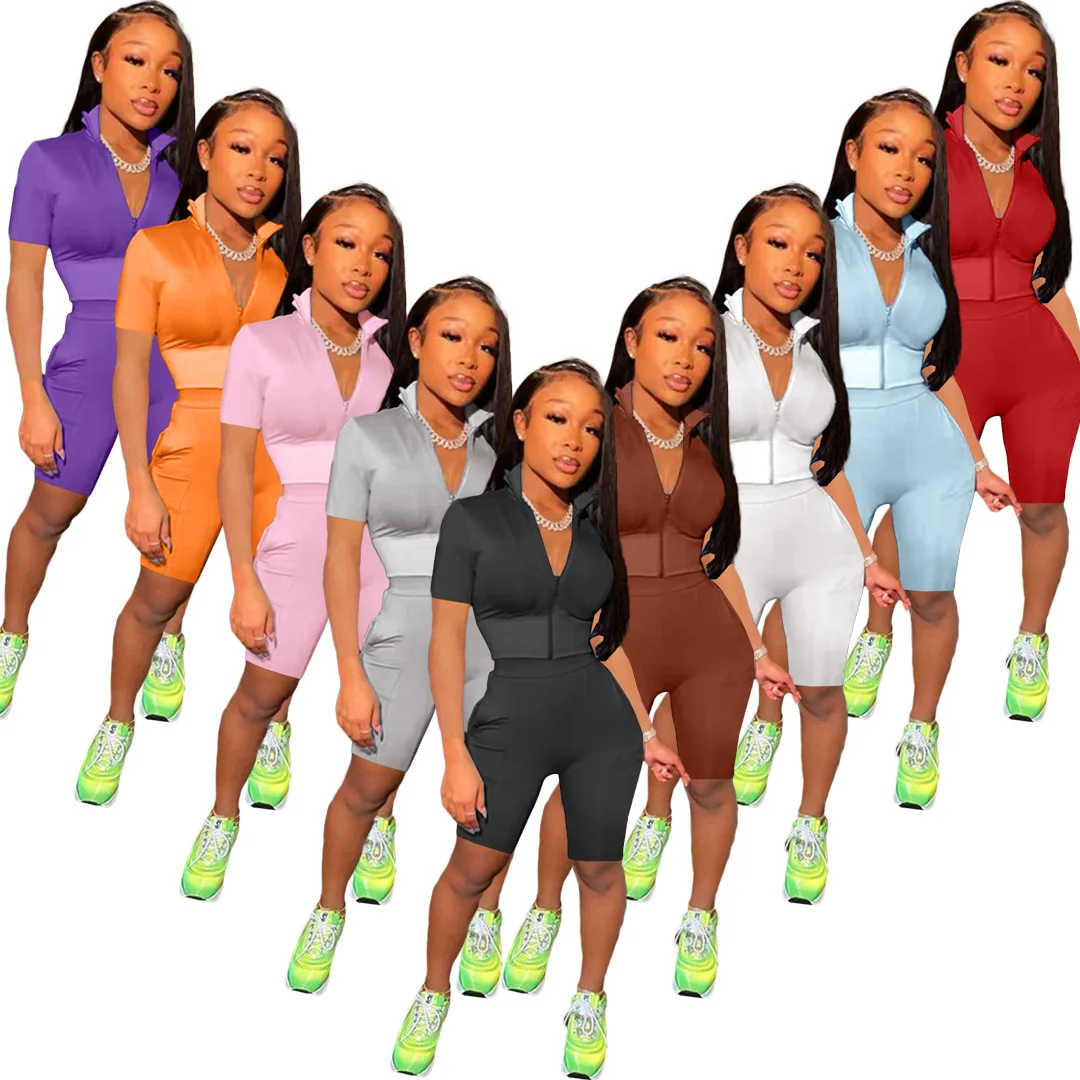 T3422 - 2021 new arrivals women fashion casual short sleeve top and shorts women short psnts two piece neon clothing
T3422 - 2021 new arrivals women fashion casual short sleeve top and shorts women short psnts two piece neon clothing