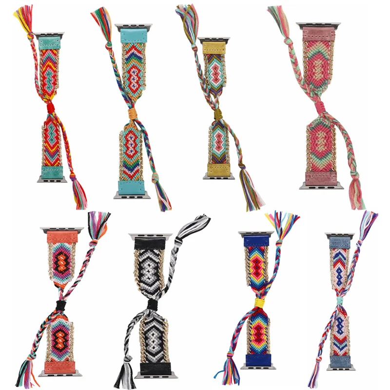 Braided Nylon Casual Strap For Apple Watch Band Bohemian Strap For iWatch Series 5/4/3/2 Wristband
Braided Nylon Casual Strap For Apple Watch Band Bohemian Strap For iWatch Series 5/4/3/2 Wristband
