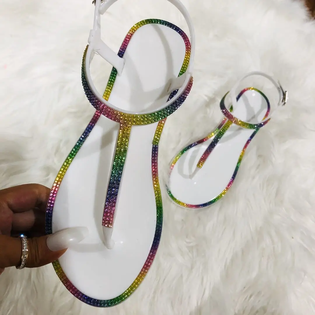 Women's shoes with diamonds rainbow diamonds crystal sandals women house slippers high plush, Customized color
Women's shoes with diamonds rainbow diamonds crystal sandals women house slippers high plush, Customized color