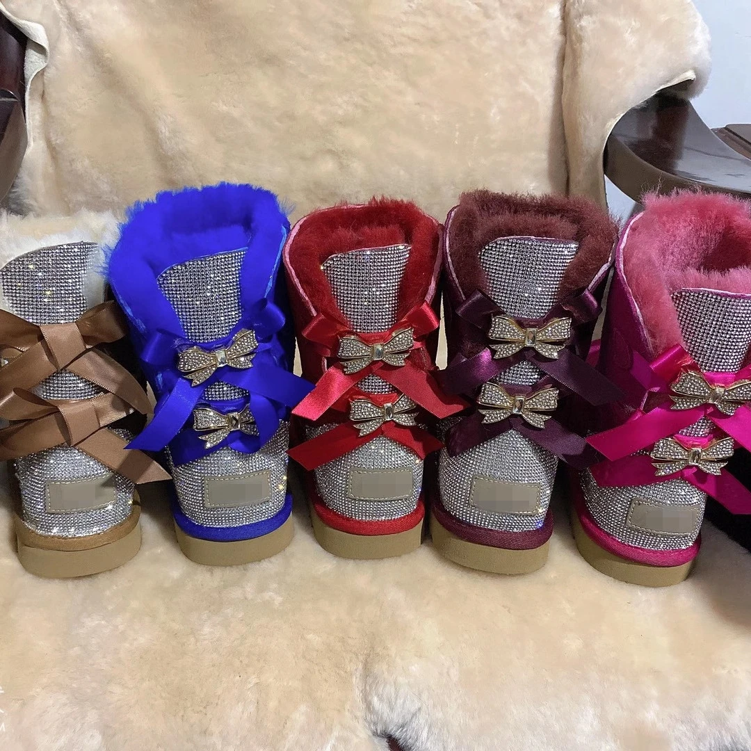 Fashion classic plus size US fashion snow boots ankle bling women sheep flat fur boot, Colors
Fashion classic plus size US fashion snow boots ankle bling women sheep flat fur boot, Colors