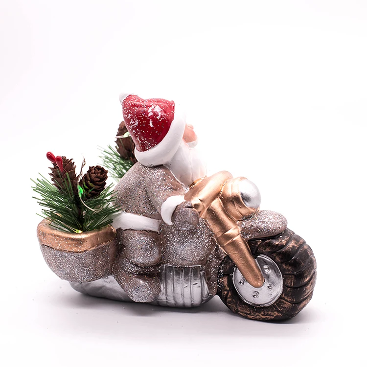 New Design Best Selling Christmas Ceramic Ornaments for Santa Claus